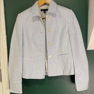 Brooks brothers light blue Women's Textured Jacket